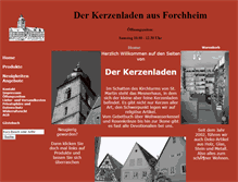 Tablet Screenshot of kerzenladen.com